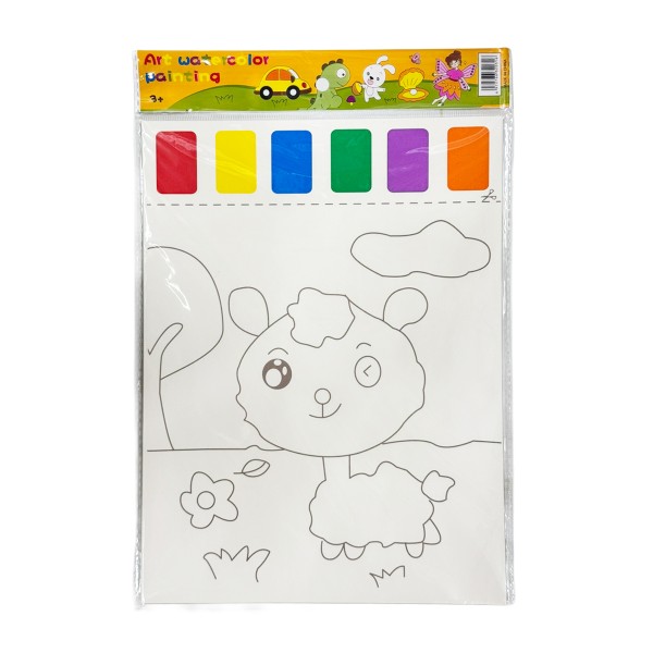 Раскраска водой