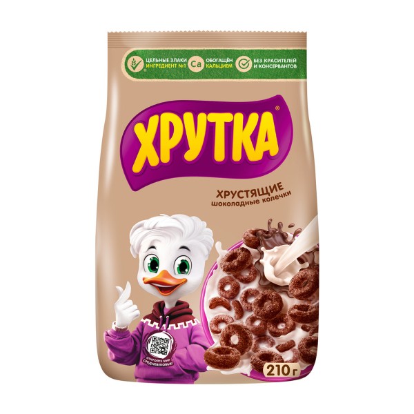 Сухой завтрак Колечки шоколадные Хрутка Nestle 210г