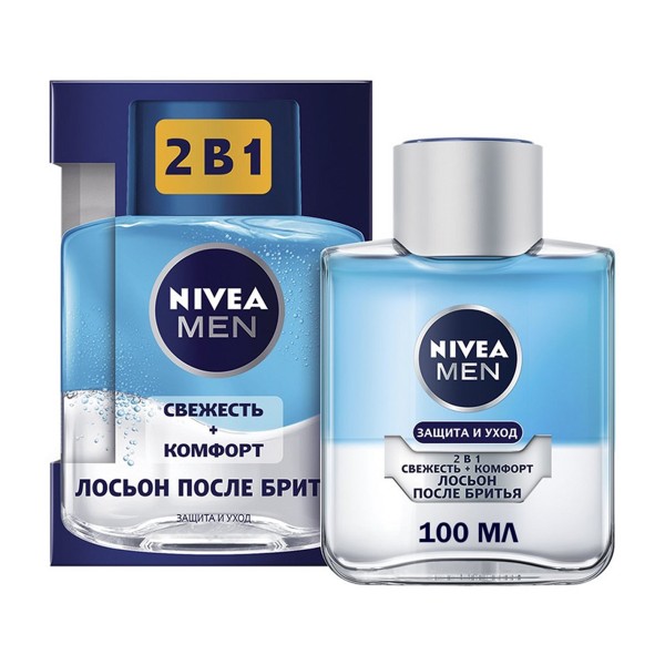 Лосьон после бритья Nivea Men 100мл свежесть и комфорт