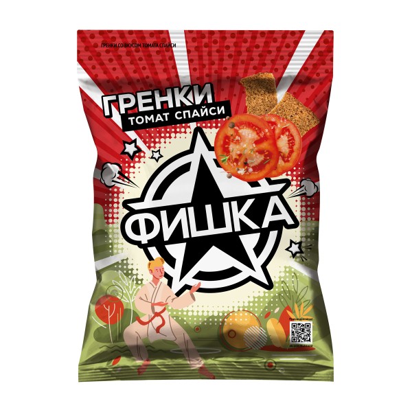 Гренки "фишка" томат спайси 60г