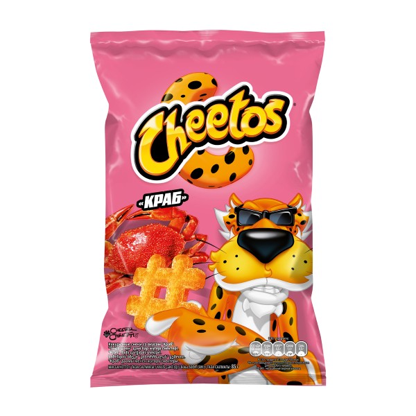 Кукурузные палочки Cheetos 85г краб