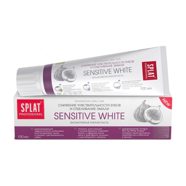 Зубная паста Splat Professional Sensitive white 100мл