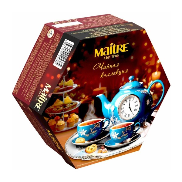 Чай Чайная коллекция Maitre Чайник с часами 48пак