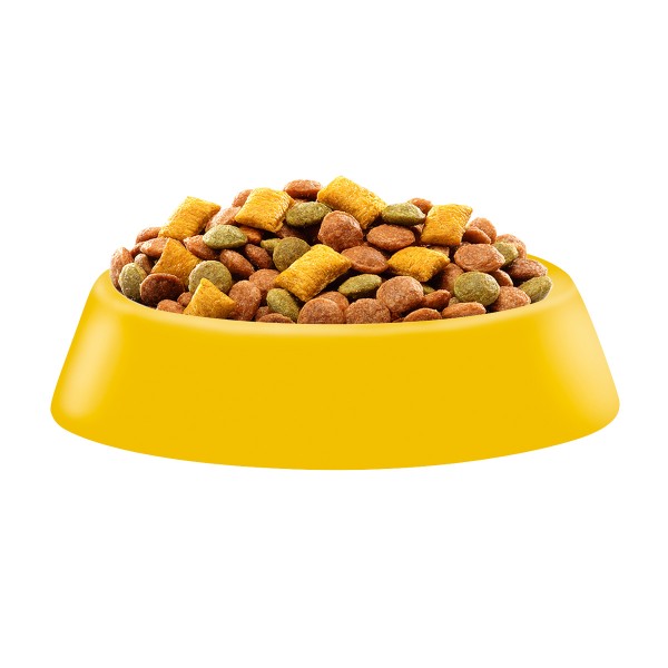 Корм для кошек Whiskas Вкусные подушечки 1,3кг для взрослых кошек аппетитное ассорти курицей и добавлением индейки