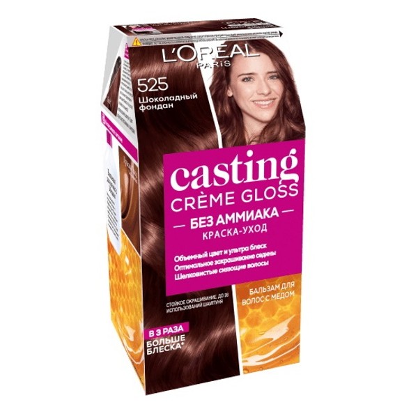 Краска для волос Loreal Casting Creme Gloss шоколадный фондан