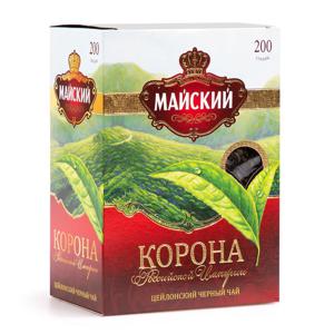 Чай черный Майский Корона российской империи 200гр