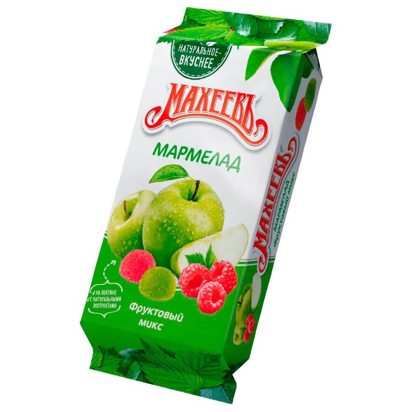 Мармелад желейный Махеевъ 250г фруктовый микс