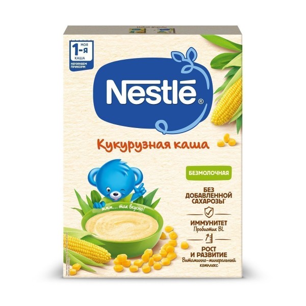 Каша кукурузная безмолочная Nestle 200г