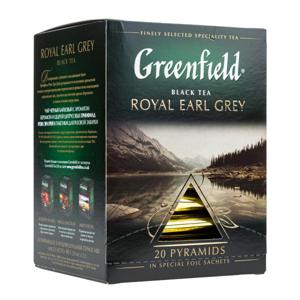 Чай черный Greenfield Royal Earl Grey 20пирамидок