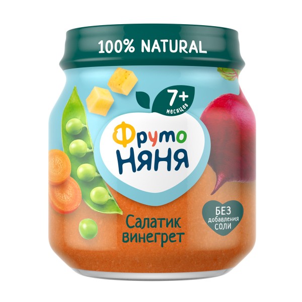 Пюре детское Фрутоняня 110г салатик винегрет