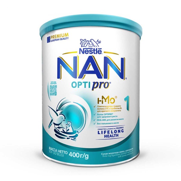 Смесь сухая молочная NAN-1 Optipro Premium 400г с рождения