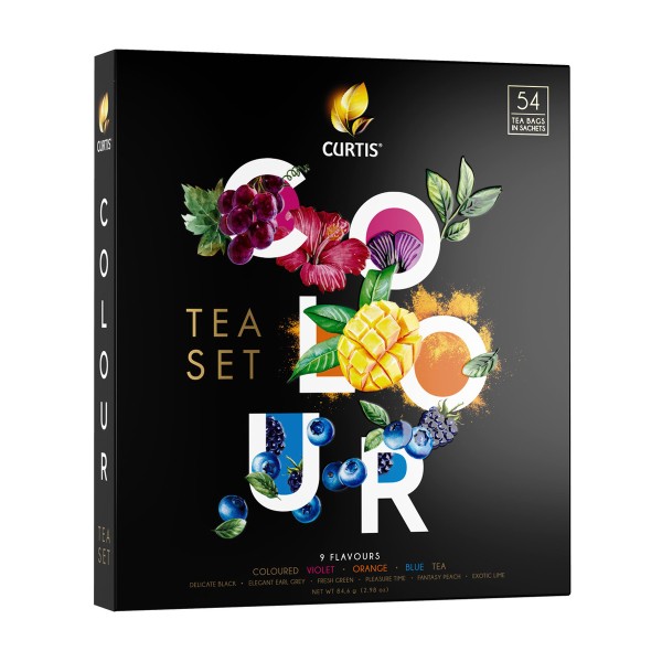 Набор подарочный чай ассорти Curtis Colour Tea Set 54пак