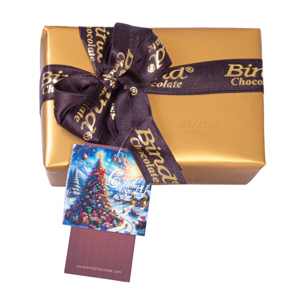 Набор шоколадных конфет Bind Золотая подарочная упаковка 110г