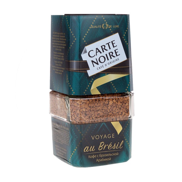 Кофе растворимый Carte Noire Voyage Au Bresil сублимированный 90г