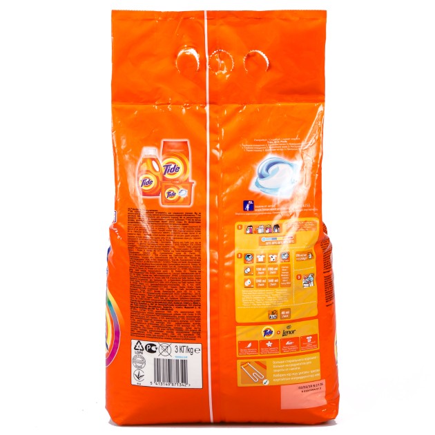 Порошок стиральный Tide Аква-пудра автомат 3кг lenor color