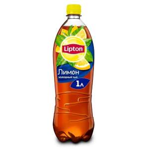 Напиток чайный Lipton черный 1л лимон
