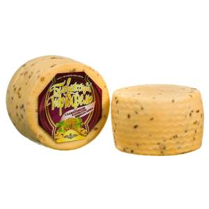 Сыр с пажитником и вкусом грецкого ореха 45% Беловежский трюфель БЗМЖ