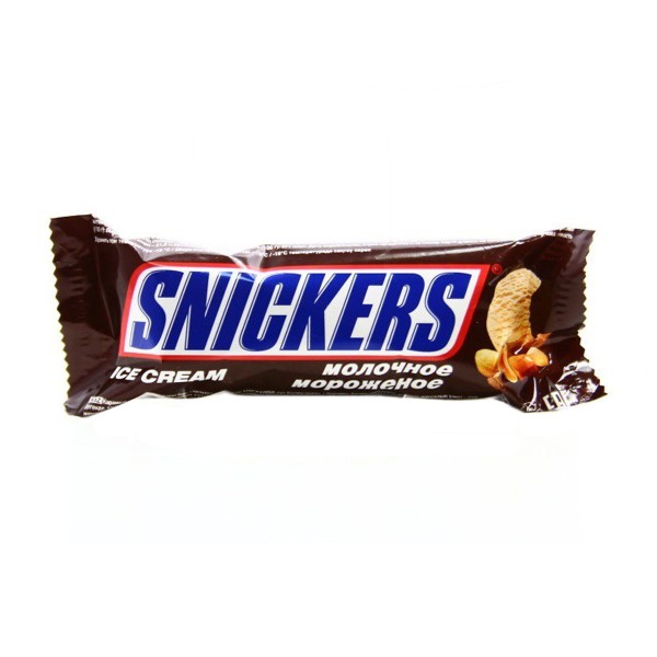 Морож батончик Snickers 45,6г БЗМЖ