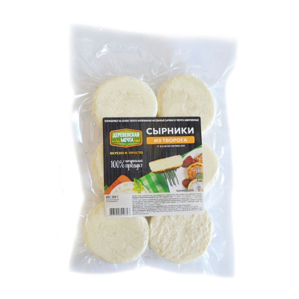 Сырники из творога Деревенская мечта 300г