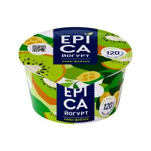 Йогурт Epica 4,8% 130г киви-фейхоа БЗМЖ