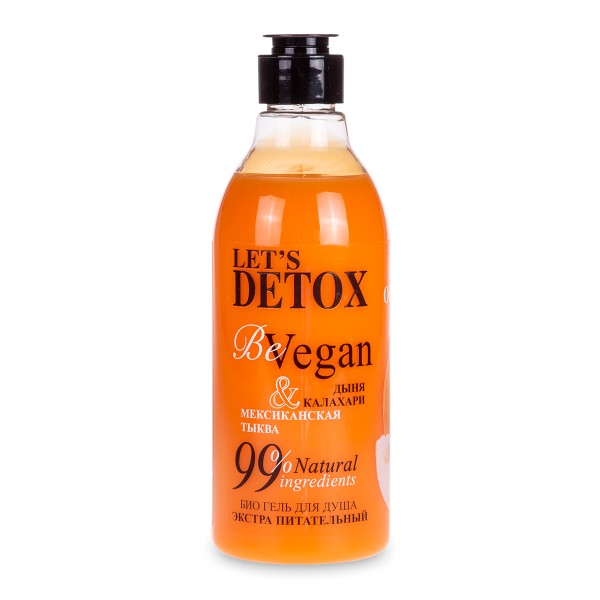 Био-гель для душа Let's detox Be vegan Body boom 380мл экстра питательный