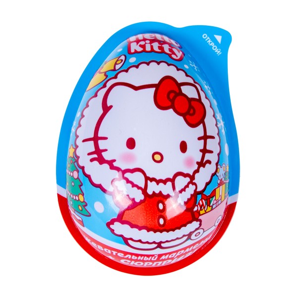 Жевательный мармелад Hello Kitty вкус малины,ежевики,клубники,вишни,абрикоса,лимона 30г