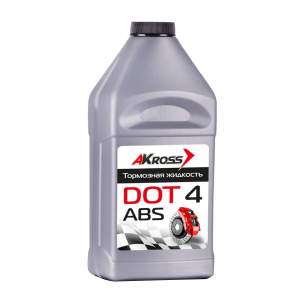 Тормозная жидкость Dot-4 455г Akross