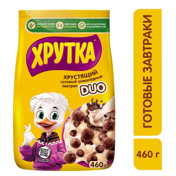 Сухой завтрак Шарики Дуо Хрутка Nestle 460г