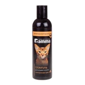 Шампунь для кошек Гамма Антипаразитный с экстрактом трав 250мл