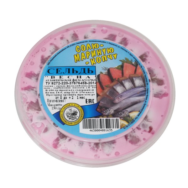 Сельдь филе-кусочки 150г весна