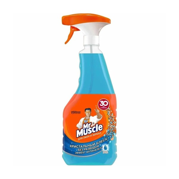 Средство для окон и зеркал Mr Muscle 530мл после дождя