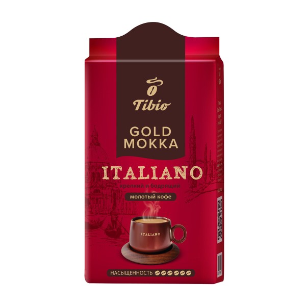 Кофе молотый Tibio Gold Mokka Italiano 250г
