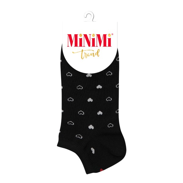 Носки женские Mini Trend сердечко р.35-41 Minimi nero 35-38
