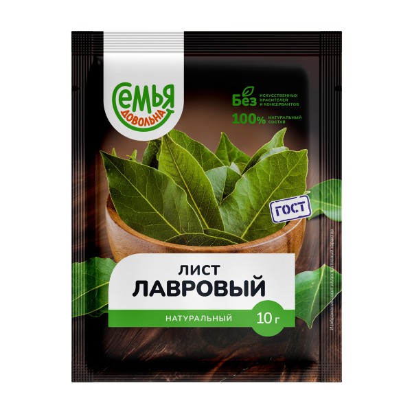 Лавровый лист Семья довольна 10г