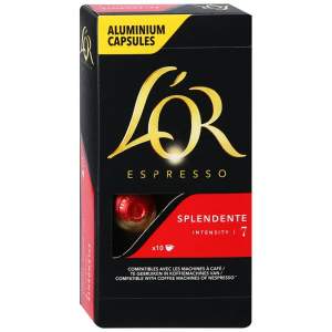 Кофе молотый жареный L’OR Espresso 10 капсул*5гр splendente