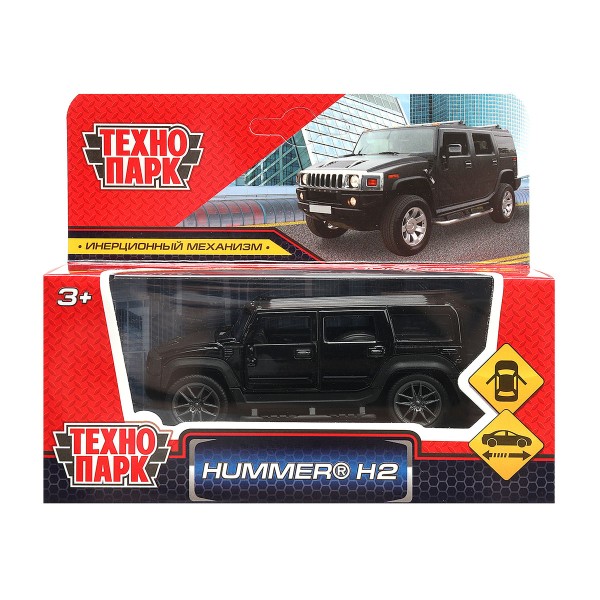 Машина Hummer H2 металлическая инерционная 10см Технопарк