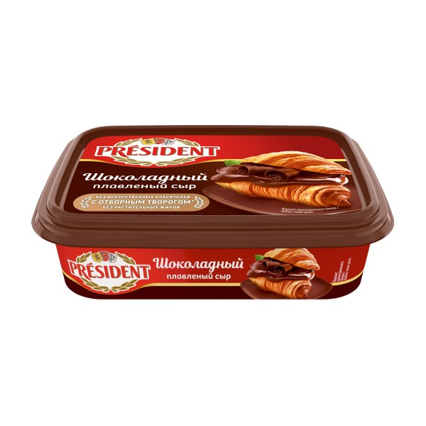 Сыр плавленый President шоколадный 30% 200г БЗМЖ