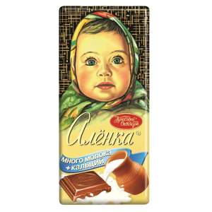 Шоколад молочный Аленка Красный октябрь 90г