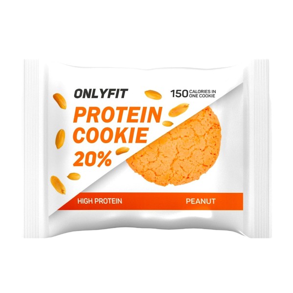 Печенье Onlyfit Protein cookie протеиновое неглазированное 35г арахис