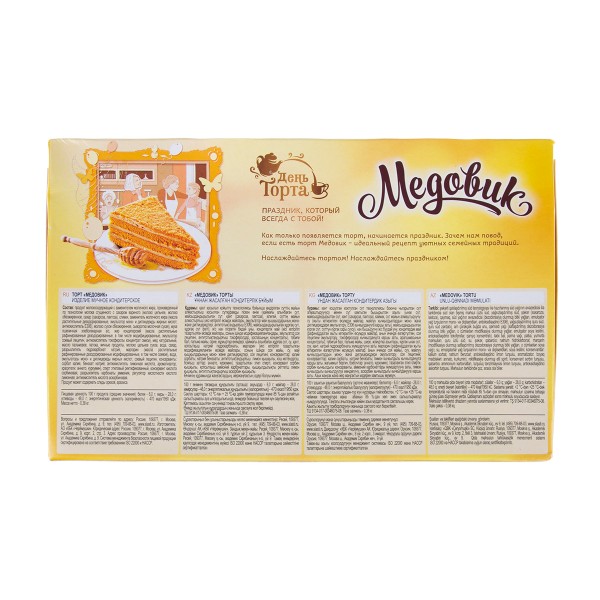 Торт Медовик Черемушки 380г