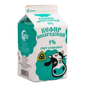 Кефир Северное молоко 1% 470гр БЗМЖ