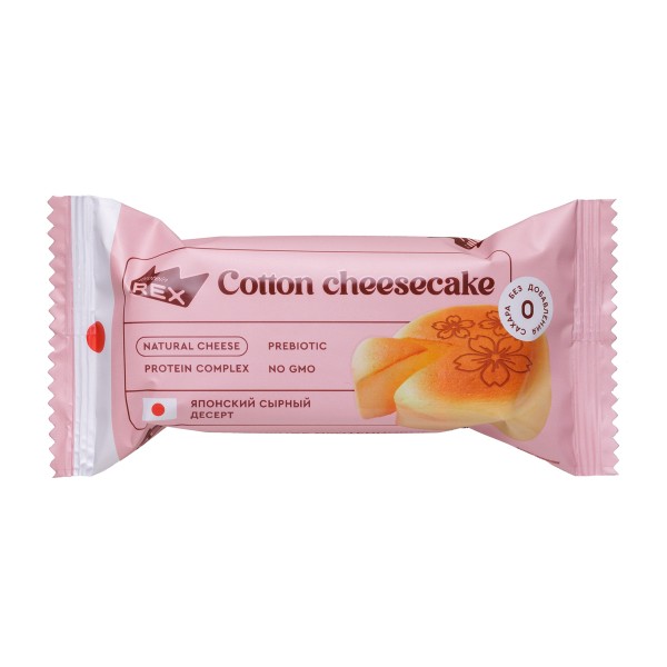 Пирожное Royal Cake протеиновое Protein Rex 40г Хлопковый чизкейк