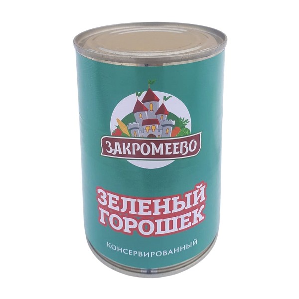 Горошек зеленый Закромеево 420г