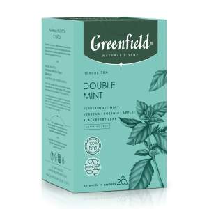 Напиток чайный Greenfield Нейчерал Тизан Дабл Минт 20 пирамидок