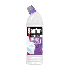 Средство чистящее для ванн и унитазов Sanfor Chlorum 750гр