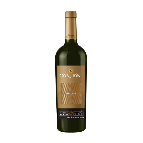 Вино белое сухое Cantiani Risling 10-12% 0,75л