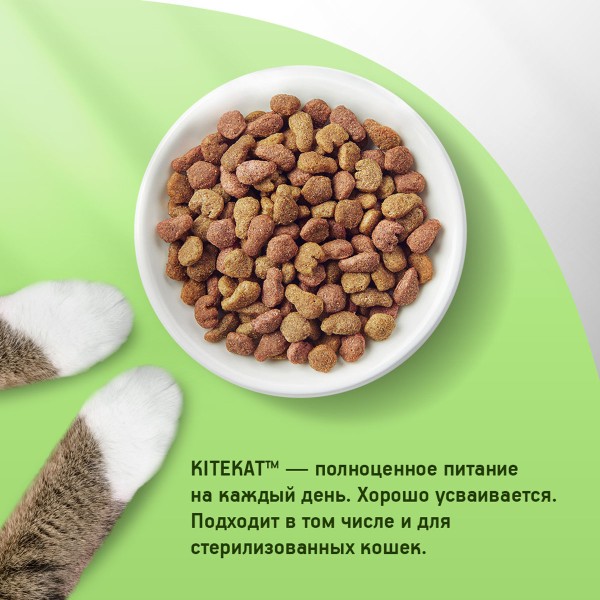 Корм для кошек Kitekat 1,9кг улов рыбака