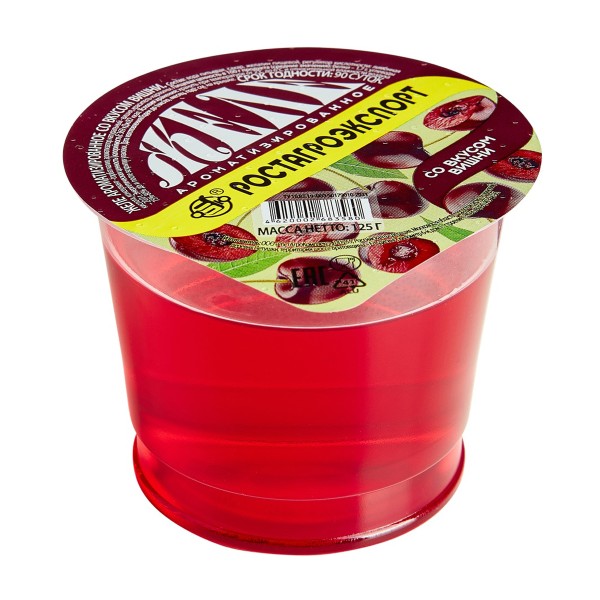 Желе Ростагроэкспорт 125г вишня