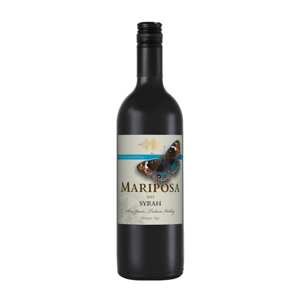 Вино ординарное красное сухое Mariposa Syrah 12,5% 0,75л