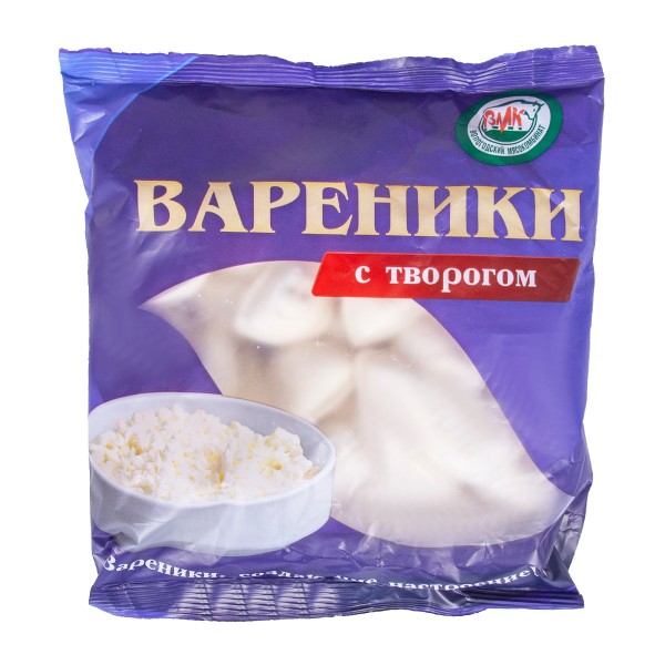 Вареники с творогом Вологодский мясокомбинат 400г